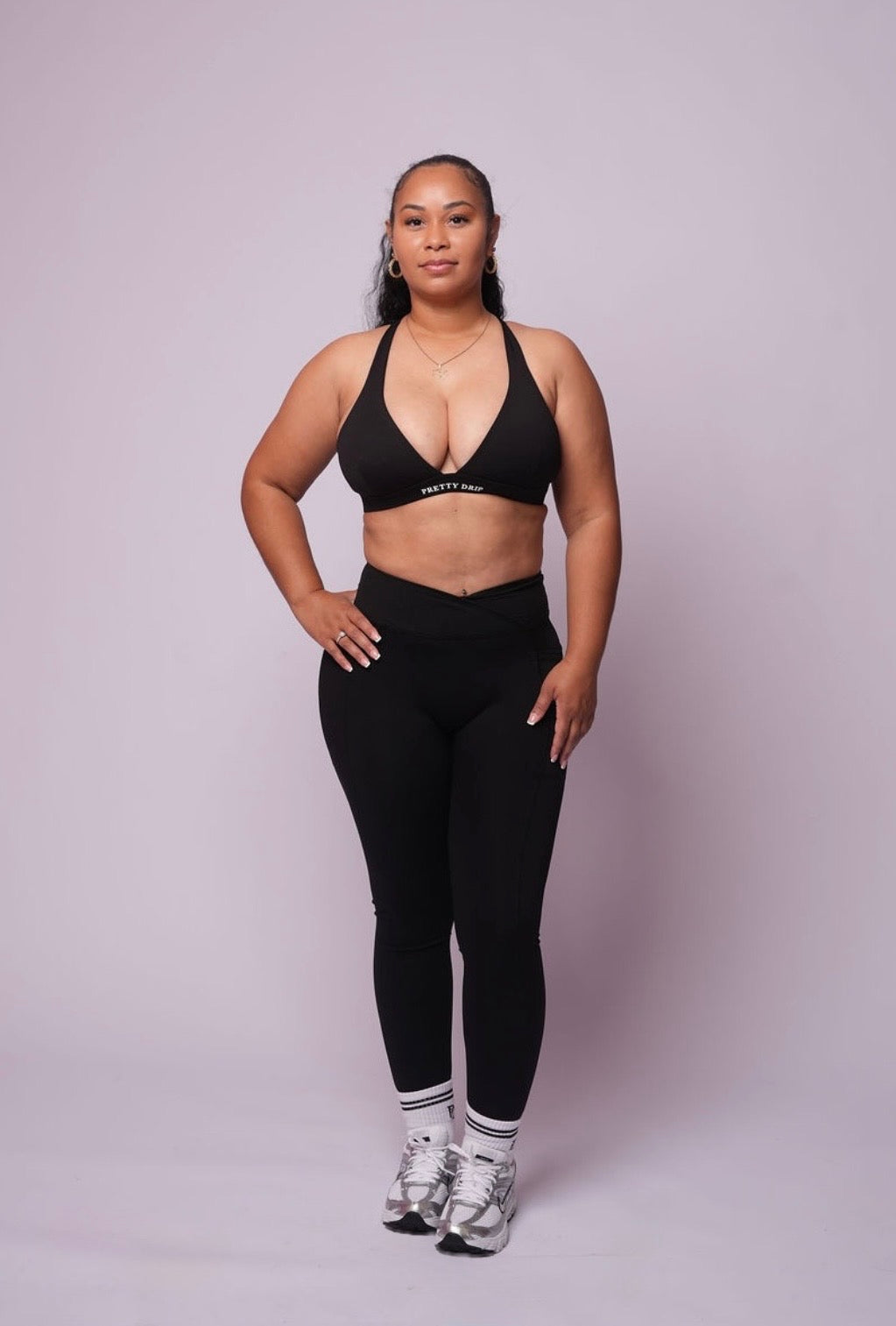 SoftBalance™️ Leggings- Black Ice – PRETTY DRIP