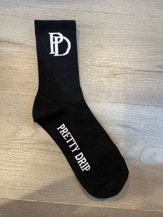 Pretty Drip Signature Logo Socks