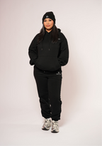 Classic Cozy Sweatsuit Set- Black