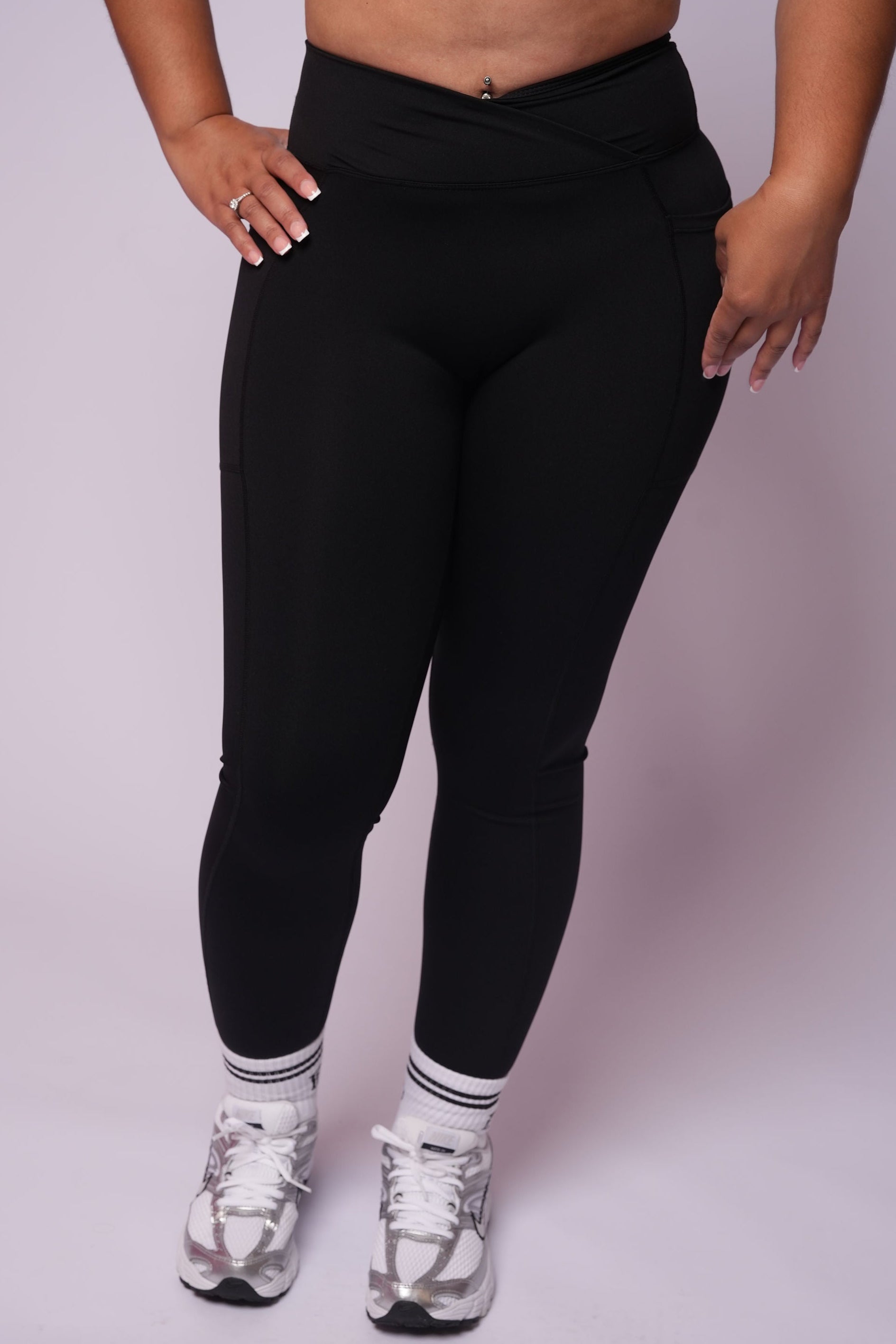 SoftBalance™️ Leggings- Black Ice – PRETTY DRIP