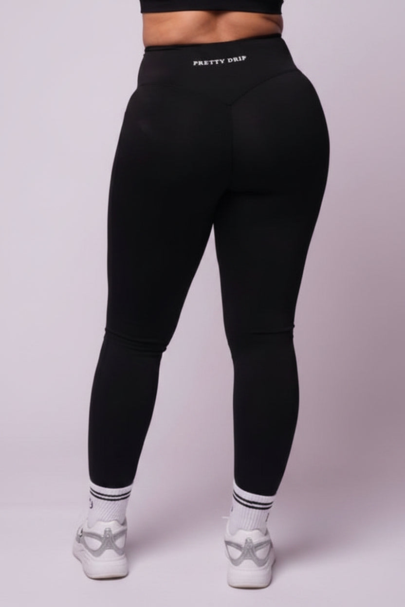 SoftBalance™️ Leggings- Black Ice