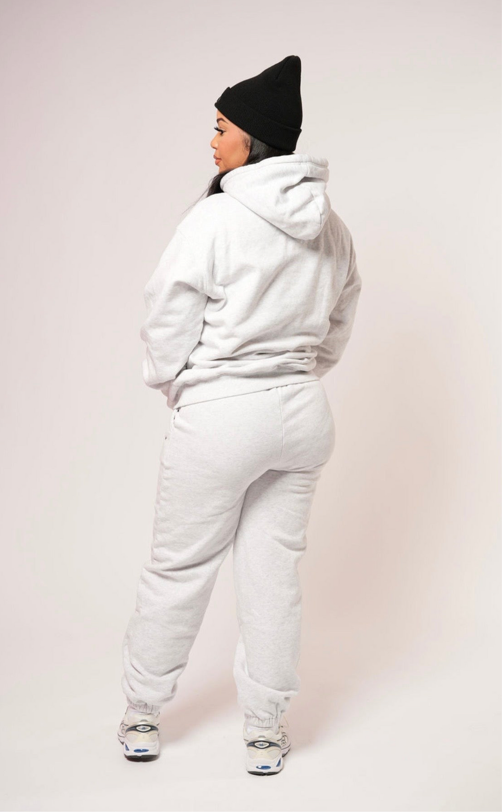 Classic Cozy Sweatsuit Set-Ash Grey