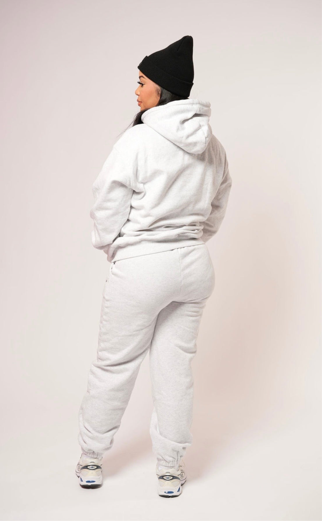 Classic Cozy Sweatsuit Set-Ash Grey