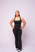 SoftBalance™️ Wide Leg pants- Black Ice