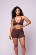 SoftBalance™ Triangle Bralette-Cocoa