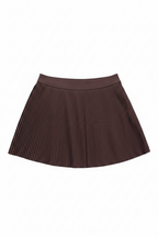 Courtside Skirt- Cocoa