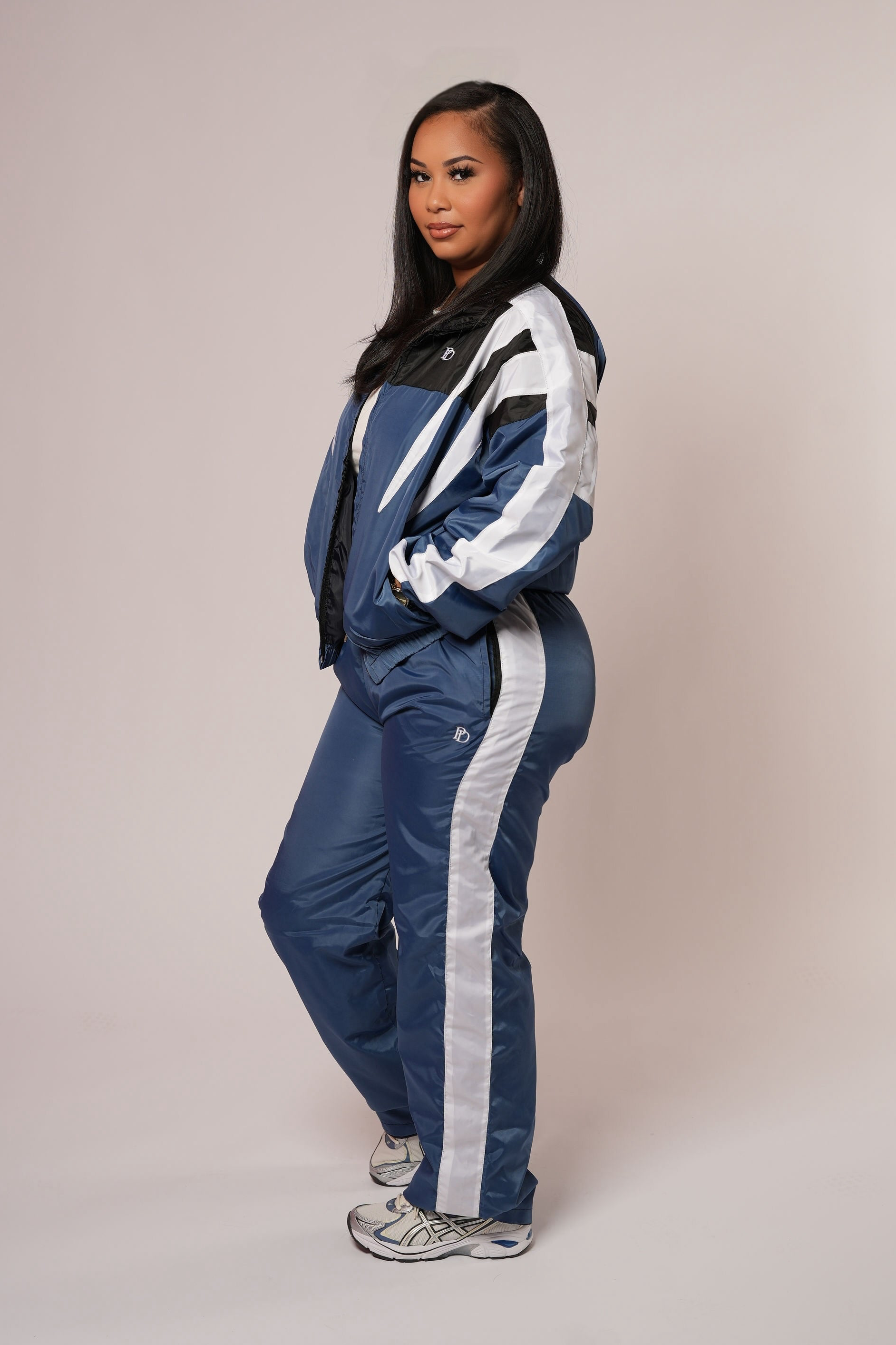 Pretty Drip Aura Blue Windbreaker Pants