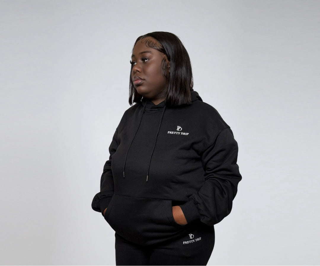 Classic Cozy Black Hoodie