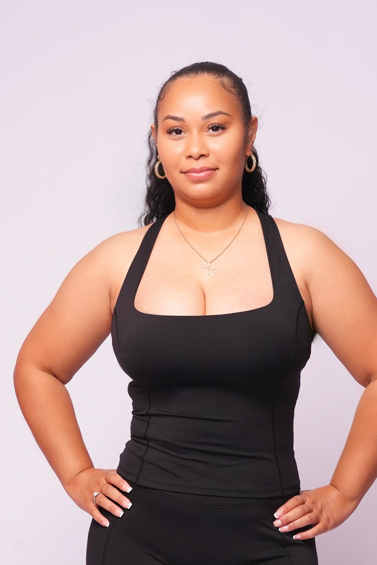 SoftBalance™️ Razorback Tank- Black Ice – PRETTY DRIP