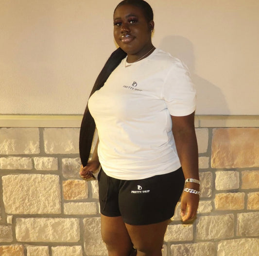 Pretty Drip Side Pocket Signature Logo Tee