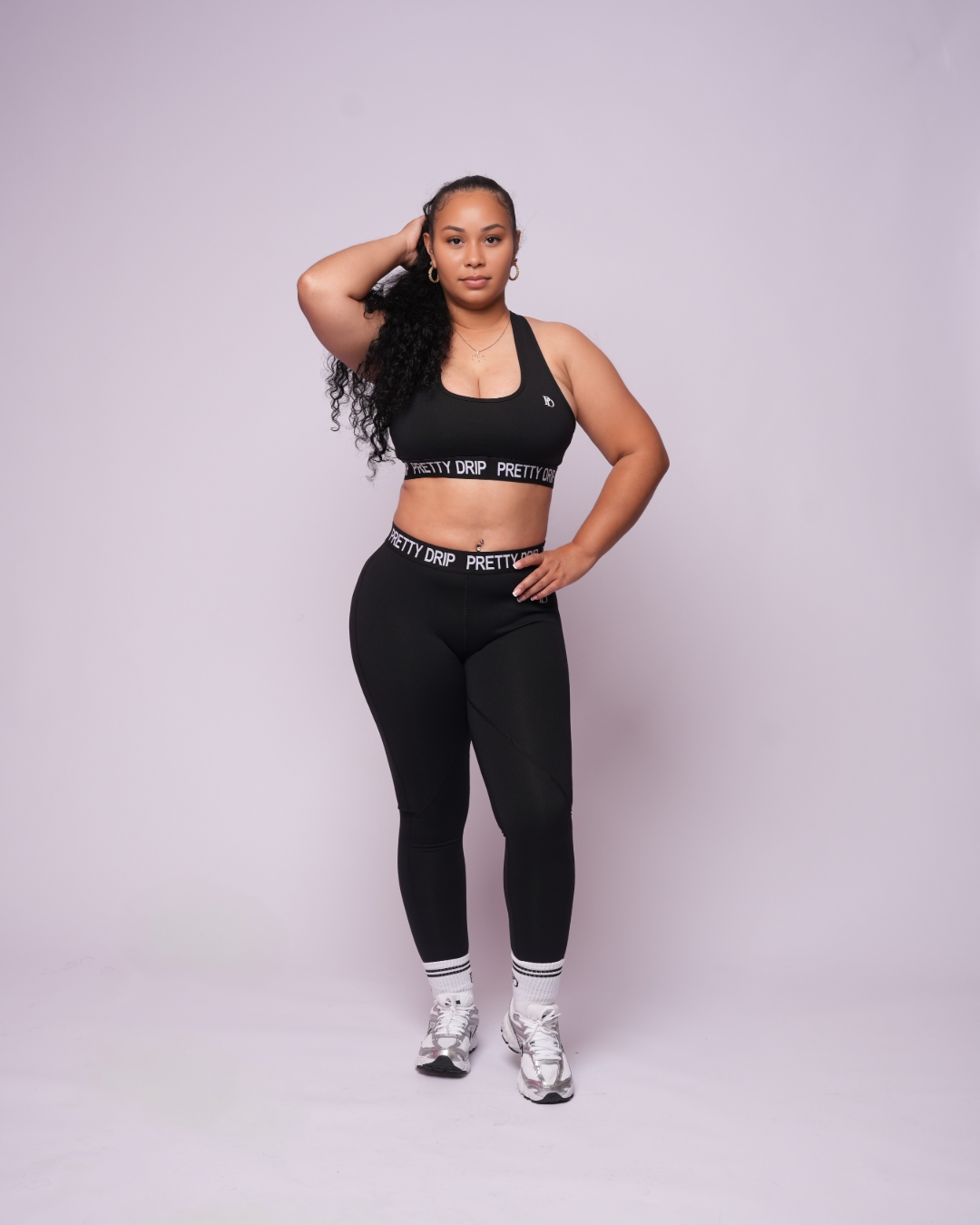 Pretty Drip Signature Band Sports Bra