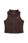 Courtside Top- Cocoa
