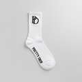 PD Signature Logo Socks- White